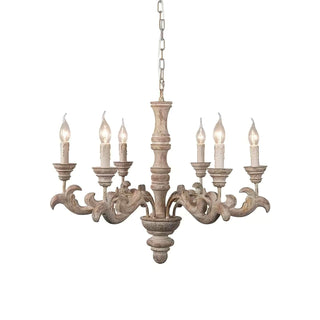 Vovynan Lustre Colonne Romaine Bois Luxe