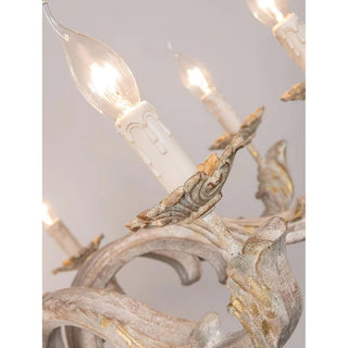 Vovynan Lustre Colonne Romaine Bois Luxe
