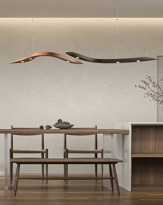 Flow Suspension Minimaliste en Bois
