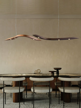 Flow Suspension Minimaliste en Bois