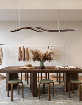 Flow Suspension Minimaliste en Bois