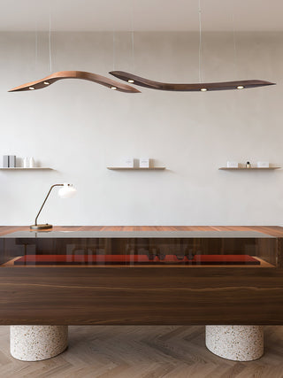 Flow Suspension Minimaliste en Bois
