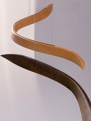 Flow Suspension Minimaliste en Bois