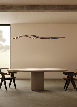 Flow Suspension Minimaliste en Bois