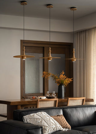 Spindle Suspension en Bois Tournante