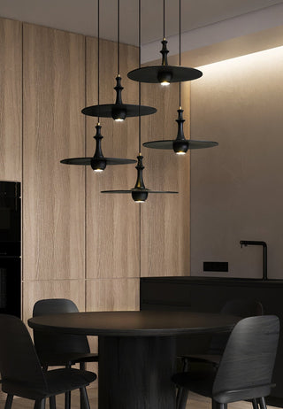 Spindle Suspension en Bois Tournante