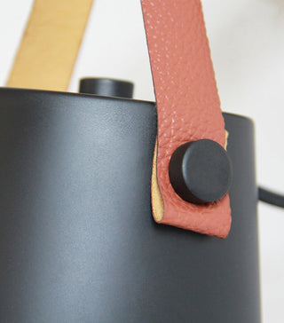 Solarese Applique en bois et cuir