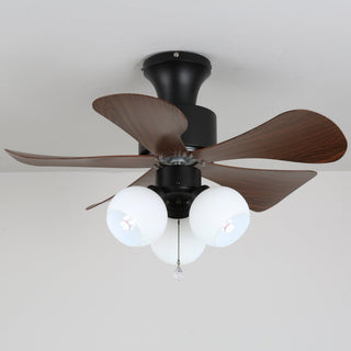 Plafonnier Ventilateur Lunara en Bois Vintage