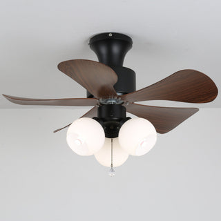 Plafonnier Ventilateur Lunara en Bois Vintage