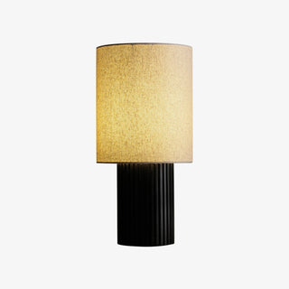 Grove Vintage Fabric Table Lamp-Neutral Decor