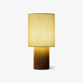 Grove Vintage Fabric Table Lamp-Neutral Decor