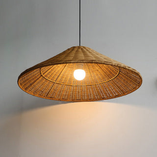 Ritta Vintage Artisanal LED Rotin Suspension Salon