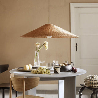Ritta Vintage Artisanal LED Rotin Suspension Salon