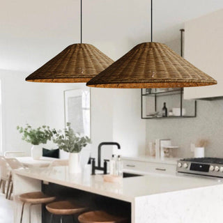 Ritta Vintage Artisanal LED Rotin Suspension Salon