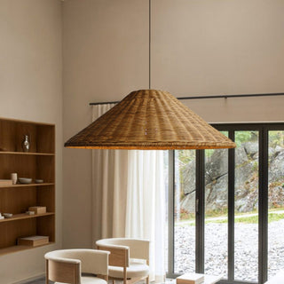 Ritta Vintage Artisanal LED Rotin Suspension Salon