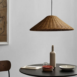 Ritta Vintage Artisanal LED Rotin Suspension Salon