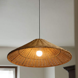 Ritta Vintage Artisanal LED Rotin Suspension Salon