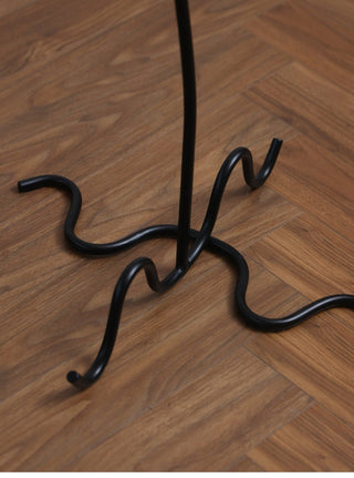 Hand Forged Iron Floor Candelabra-Neutral Decor