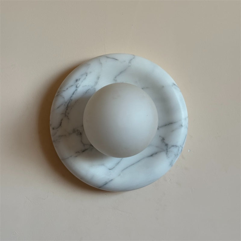 Zoraean Applique Murale Marbre Blanc Élégance Premium