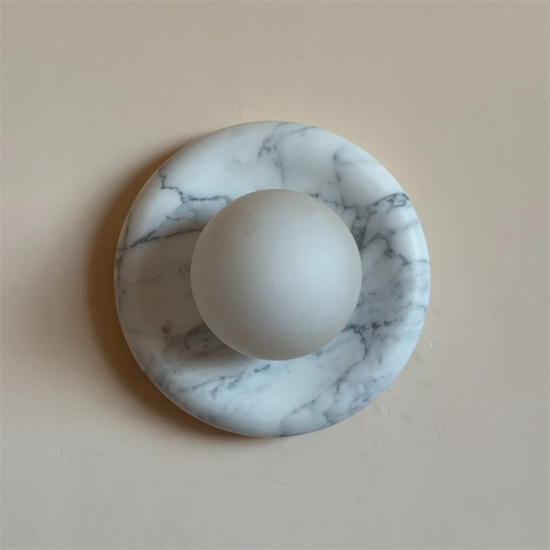 Zoraean Applique Murale Marbre Blanc Élégance Premium