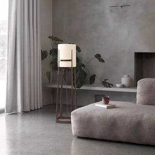 Liora Classic Fabric Floor Lamp-Neutral Decor