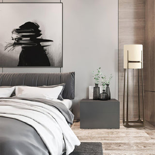 Liora Classic Fabric Floor Lamp-Neutral Decor