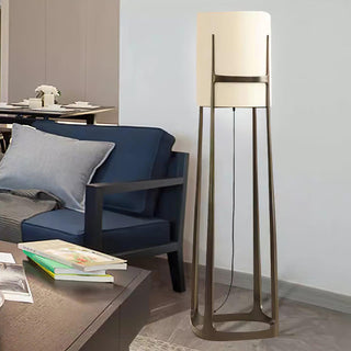 Liora Classic Fabric Floor Lamp-Neutral Decor