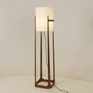 Liora Classic Fabric Floor Lamp-Neutral Decor