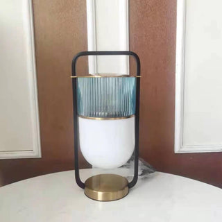 Kiorven Lampe de Table Art Verre