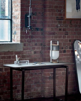 Kiorven Lampe de Table Art Verre
