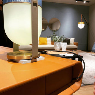 Kiorven Lampe de Table Art Verre