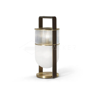 Kiorven Lampe de Table Art Verre