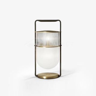 Kiorven Lampe de Table Art Verre