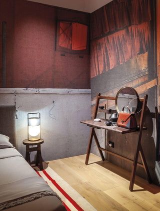 Kiorven Lampe de Table Art Verre