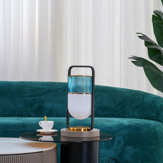 Kiorven Lampe de Table Art Verre
