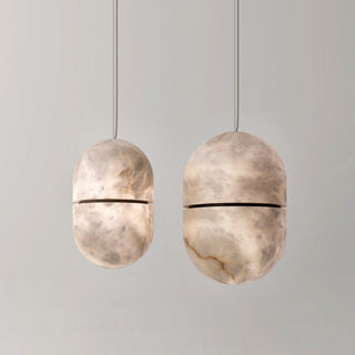 Strata Albâtre Pendentif Lumière Capsule-Forme-Luire