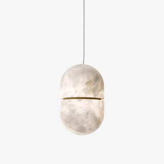 Strata Albâtre Pendentif Lumière Capsule-Forme-Luire