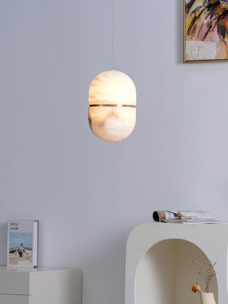 Strata Albâtre Pendentif Lumière Capsule-Forme-Luire
