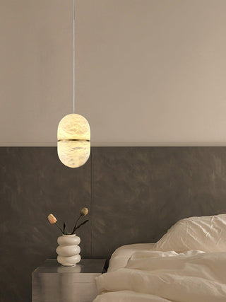 Strata Albâtre Pendentif Lumière Capsule-Forme-Luire