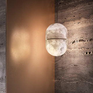 Strata Albâtre Pendentif Lumière Capsule-Forme-Luire
