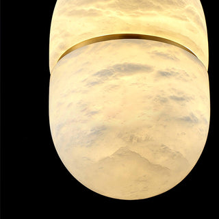 Strata Albâtre Pendentif Lumière Capsule-Forme-Luire
