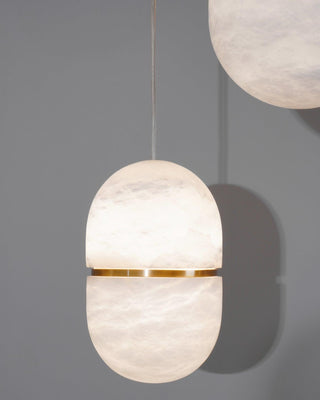 Strata Albâtre Pendentif Lumière Capsule-Forme-Luire