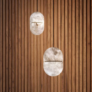 Strata Albâtre Pendentif Lumière Capsule-Forme-Luire