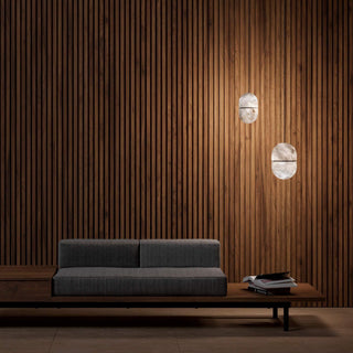 Strata Albâtre Pendentif Lumière Capsule-Forme-Luire