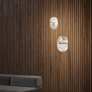 Strata Albâtre Pendentif Lumière Capsule-Forme-Luire