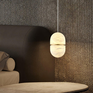Strata Albâtre Pendentif Lumière Capsule-Forme-Luire