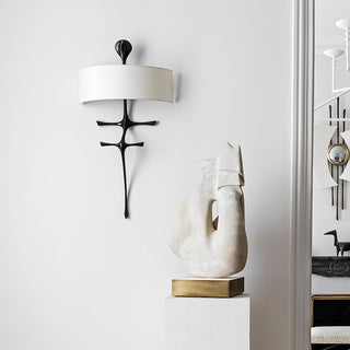 Iliror Applique Murale Métal Tissu Art Nordique Premium