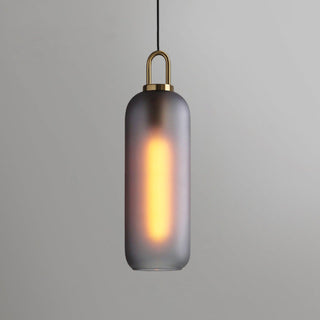 Solara Suspension en Verre Givré Swag Réglable