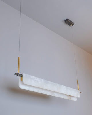 Eshaisra Suspension Métal Albâtre Minimaliste Moderne
