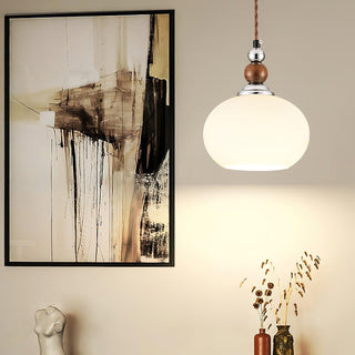 Luna Suspension Lampe en Verre Moderne